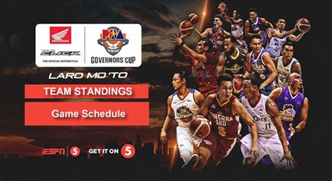 LIST: 2018 PBA Governors' Cup Game .